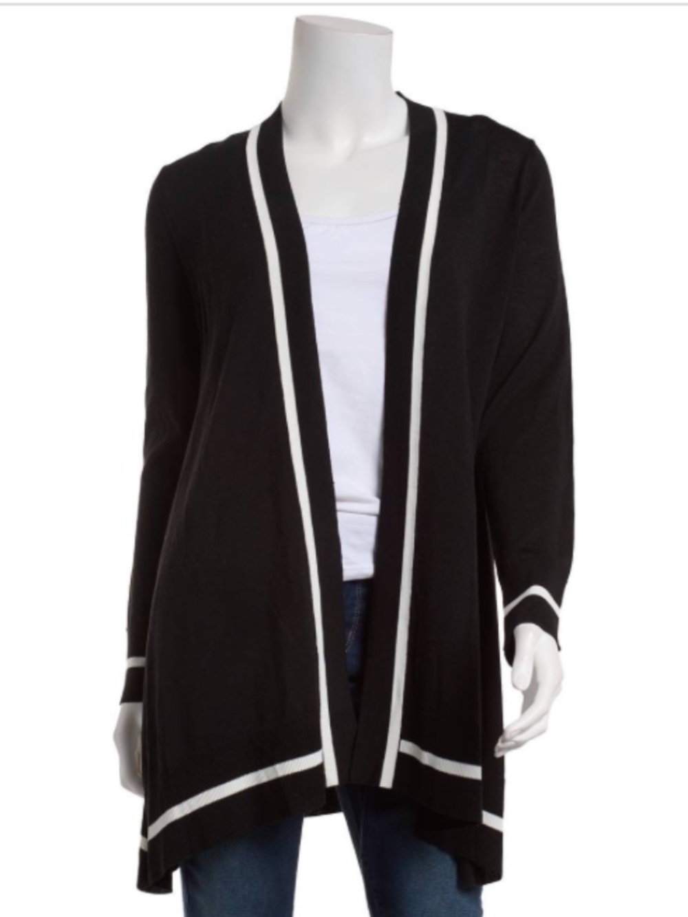 Kasper's cozy open-front cardigan Size Small NWT